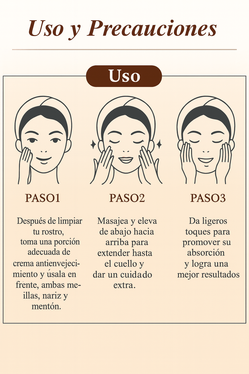 Colageno GOLD - Cuidado hidratante profundo minimiza las arrugas y renueva la piel